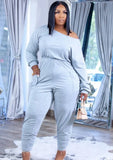 Casual Stacked Jumpsuit with