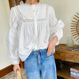 Spring Shirt Women's Women's Dress Shenzhen Nany Oil French White Shirt Women's Retro T-Shirt Women's Long