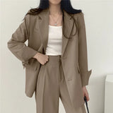 Toloer Suit Jacket Female 2024 New Spring And Autumn Korean Version Chic Small Suit Suit Jacket Design Sense Minority-Outfit