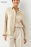 Green Button Up Shirts Fashion Women Cotton Long Sleeve Blouses Korean Office Lady Blouse Summer Basic White Tops