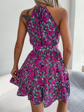 Grecian Tie Waist Tiered