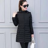 New Oversize Lightweight Padded jacket Winter Women Removable Hood Warm Cotton Clothes Plus Size L-9XL Long Parkas