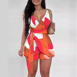 Spring/Summer Women's Temuv Tie Belt Shorts Fashion Casual