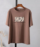 Leopard Print T shirts Women 2019 Spring Summer Hot Tees Casual O-Neck Short Sleeve Harajuku Cool T-shirt Female