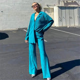 2 Piece Set Women Long Sleeve Tracksuit Sport Jogger Wear Femme Long Sleeve Loose Tops and Pants Spring Outfits 2023-Outfit