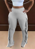 High Waist Ruffle Sides