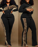 Autumn And Winter Independent Station Printing Trend Fashion Women's Wear 2-Piece Set From Stock-Outfit