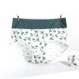 Seamless Panties Women High Waist Cotton Briefs Breathable Cute
