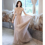 Dress Female Banquet Temperament Long Can Usually Wear A Small Black Dress Dress Banquet