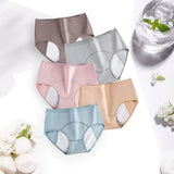 5 pcs / pack !Women Period Panties Sexy Leak Proof Menstrual Briefs Woman Underwear Cotton Plus Size