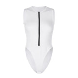 Bodysuit Sexy Bodysuit Women's Fashion Bodycon Body Basic Top Sleeveless Summer Bodysuit Jumpsuit One