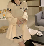 Temperament Sexy Knitted Dress Women's Summer 2025 New Niche Design Chic Skirt A Word