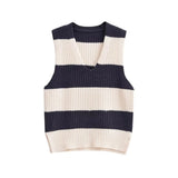 New Striped Fashion Jumper Knitted Vest 6771102-Outfit