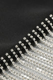 Fringe Asymmetrical Neck Bandage