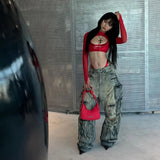 Summer New Women's Street Fashion Sexy Hollow Short Perspective