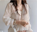 Girls Spring Oversize Blouse Womens White Shirt Long Sleeves Tops Mini Skirts Summer Plaid High Waist Two Piece Set