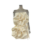 Three-Dimensional Large Flowers With A Bra Strap To The Ass Wedding Birthday Will Be Sweet And Salty Body Evening