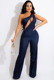 Sexy Zipper One Shoulder Sleeveless