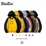Brand Streetwear Patchwork Hoodie Men Hip Hop Hooded Solid Slim Fit Casual Hoody Male Hoodies