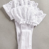 Tranly Tranly Dress Role-Playing Lace Lace Tie With Open