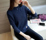 Cashmere Sweaters And Pullovers Autumn Winter Jumper Long Sleeve Femme Pure Pullover Female Casual Knitted Pull
