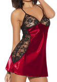 Satin Lace Straps Nightdress