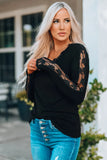 Lace Scalloped V-Neck