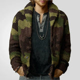 Men's Wear Autumn/Winter Camouflage Silkfery Sweater Overturned Jacket Jacket Men's