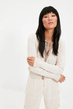 Trendyol Bias Tape Detailed Knitwear Cardigan