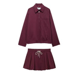 New Women's Design Style Zipper Lantern Mini-Skirt