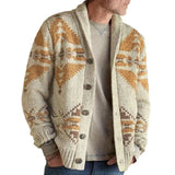 And Winter New Men's Wears Of The Extra Sweater Long-Sleeved Knitted Coat