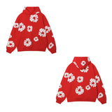 Tide Brand Foam Print Loose Sweater Y2K Hip Hop Street Suit For Men And Women-Outfit