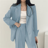 Toloer Suit Jacket Female 2024 New Spring And Autumn Korean Version Chic Small Suit Suit Jacket Design Sense Minority-Outfit
