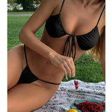Bikini Set 2021 Sexy Push Up Swimwear Women Swimsuit Brazilian Bikini Bather Bathing Suit Summer Beachwear Swimming