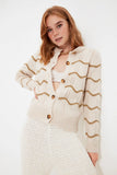 Trendyol Sim Yarn Detailed Knitwear Cardigan