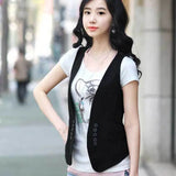 spring new Korean all-match slim suit vest vest / small vest vest size dress
