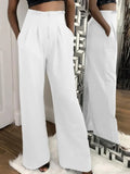 Formal High Waist Wide Leg