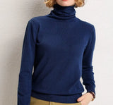 Sweater 2020 New Turtlene Female Long-sleeved Knitted Pullover Jumper Pull Femme Clothes White Warm Fashion Slim
