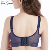 Push Up Padded Bras for Women Lace Plus Size Bra Add Two Cup Underwire Brassiere A B C