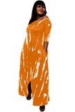 Casual Print Irregular Long