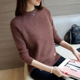 Cashmere Sweaters And Pullovers Autumn Winter Jumper Long Sleeve Femme Pure Pullover Female Casual Knitted Pull
