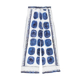 Spring Printed Casual Shirt 2792137 Printed Slacks 2781127-Outfit