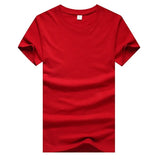 New Men Solid Color T Shirt Mens T-shirts Summer Skateboard Boy Tee Multi Color Casual Tops Simple