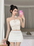 Summer Hanging Neck Bra Bare Sleeveless Sling Slings Small Vest Pure Boobs Boobs Short