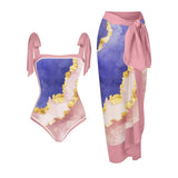 Toloer One-Piece Bikini Suit Women's Bikini Three-Piece