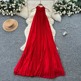 Vintage Hollow Crocheted Shoulder Sling Knitted Shirt Two Sets Of Women's