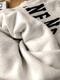 Letter Print Women Sweatshirt 2024 Autumn Winter Long Sleeve O-Neck Pullover Tops Fashion High Street Cotton Sweatshirt Top-Outfit