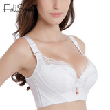 Push Up Bra Women's Lace Underwire Bras Adjusted-strap Plus Size Brasserie with Padded 34 to
