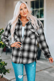 Curved Hem Button Down Shirt