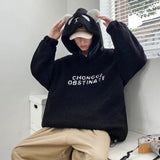 Deeptown Kawaii Hoodie Women Winter Fashion Warm Thicken Cute Hoodies Women Long Sleeve White Casual Loose Embroidery